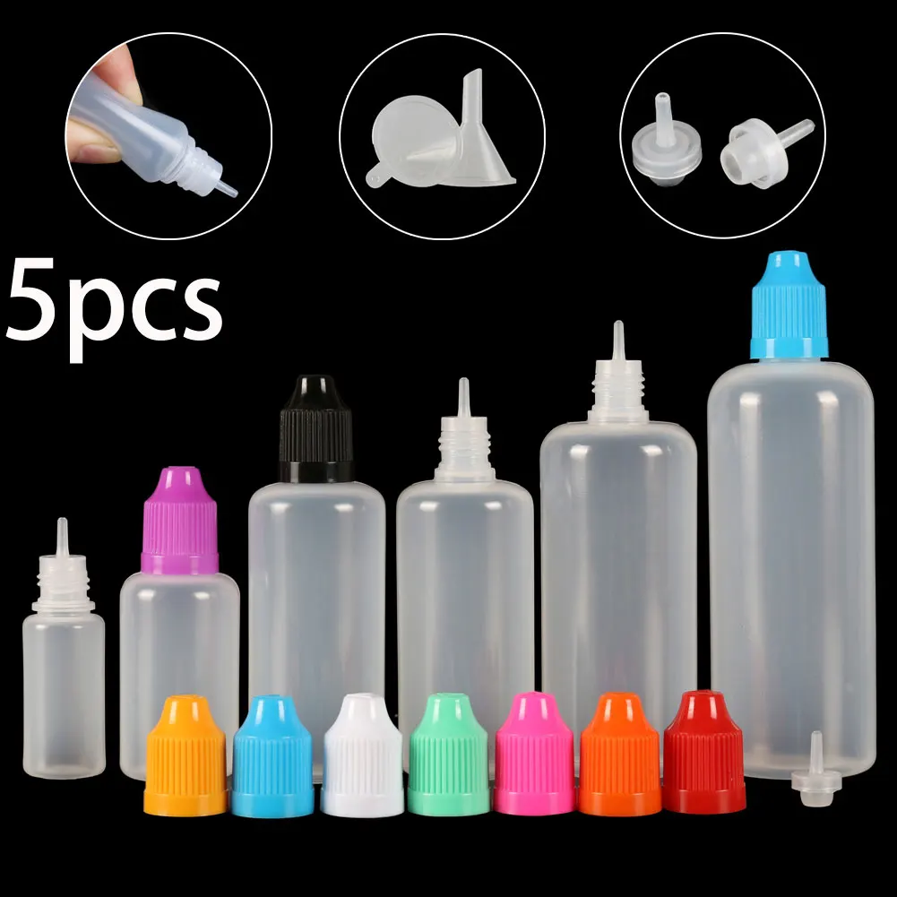 Juice Bottle Dropper - 5 Buah X 5ML-120ML Botol Penetes