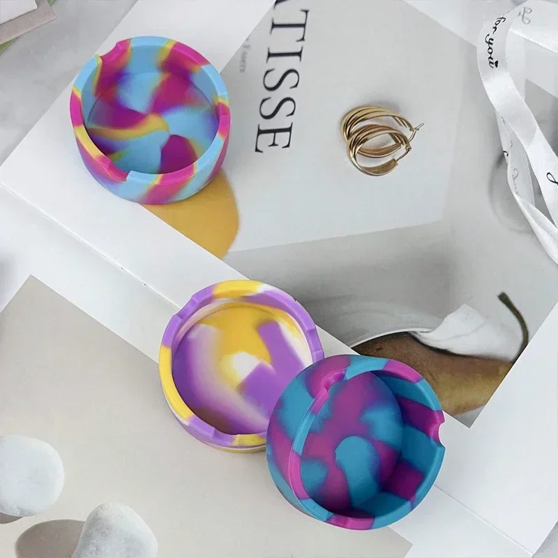 Weed Vaping Accessories - Asbak silikon portabel Kamuflase klasik, aksesori