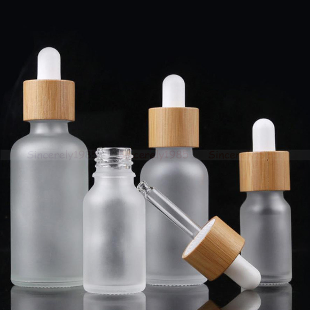 Juice Bottle Dropper - 5X 10X Botol Penetes Kaca Putih