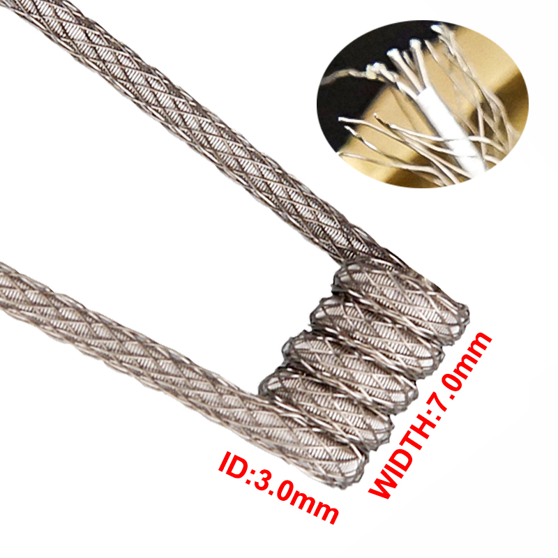 Clapton Wire Pre Built - Koil NI80 RAGING FIRE untuk Nichrome