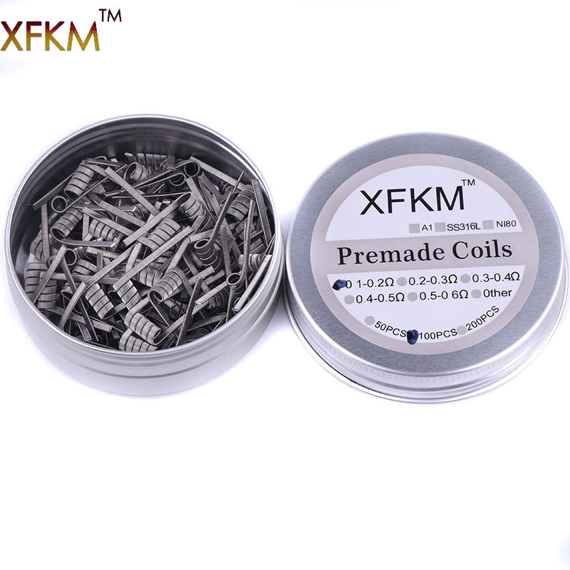 XFKM 50/100 Buah Kumparan Clap - Clapton Wire Pre Built ulasan dan harga