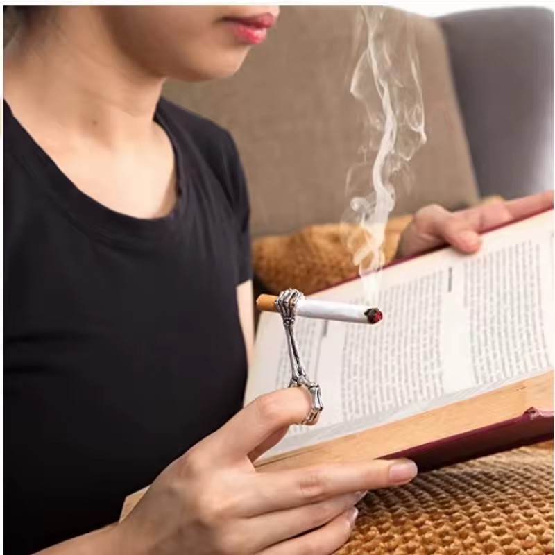 Penyangga Rokok Lucu Bentuk Ta - Vape Ring ulasan dan harga