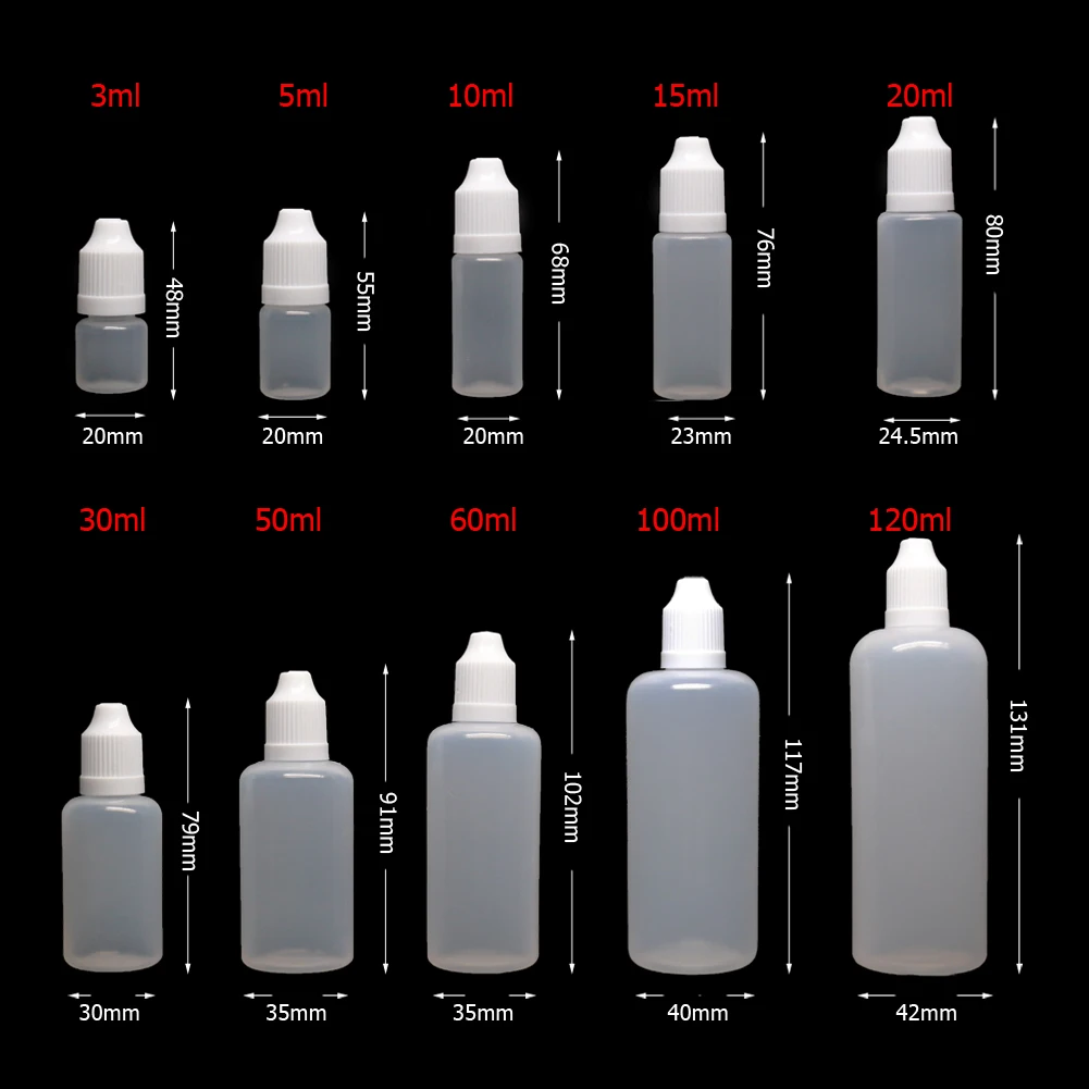 5 Buah X 5ML-120ML Botol Penet - Juice Bottle Dropper ulasan dan harga
