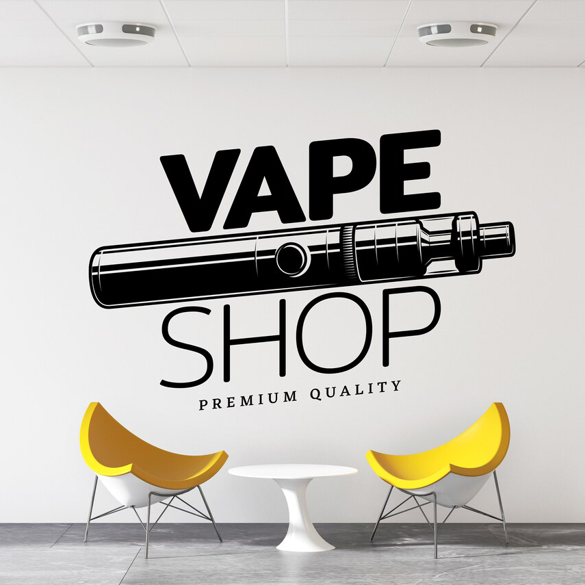 Vape Shop stiker dinding jende - Vaping Store ulasan dan harga