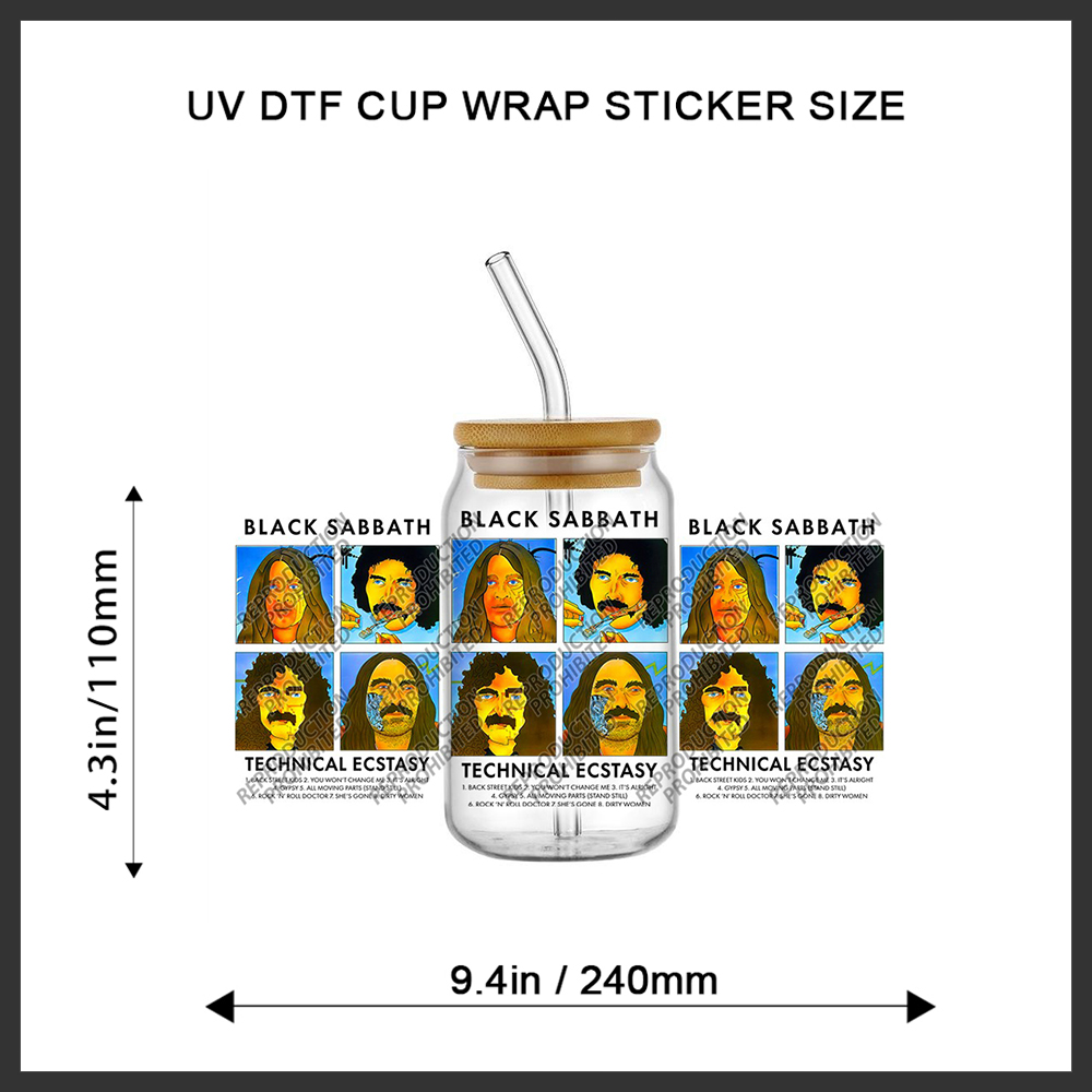 Stiker Transfer UV DTF Seni Sa - Rdta Tank Glass ulasan dan harga