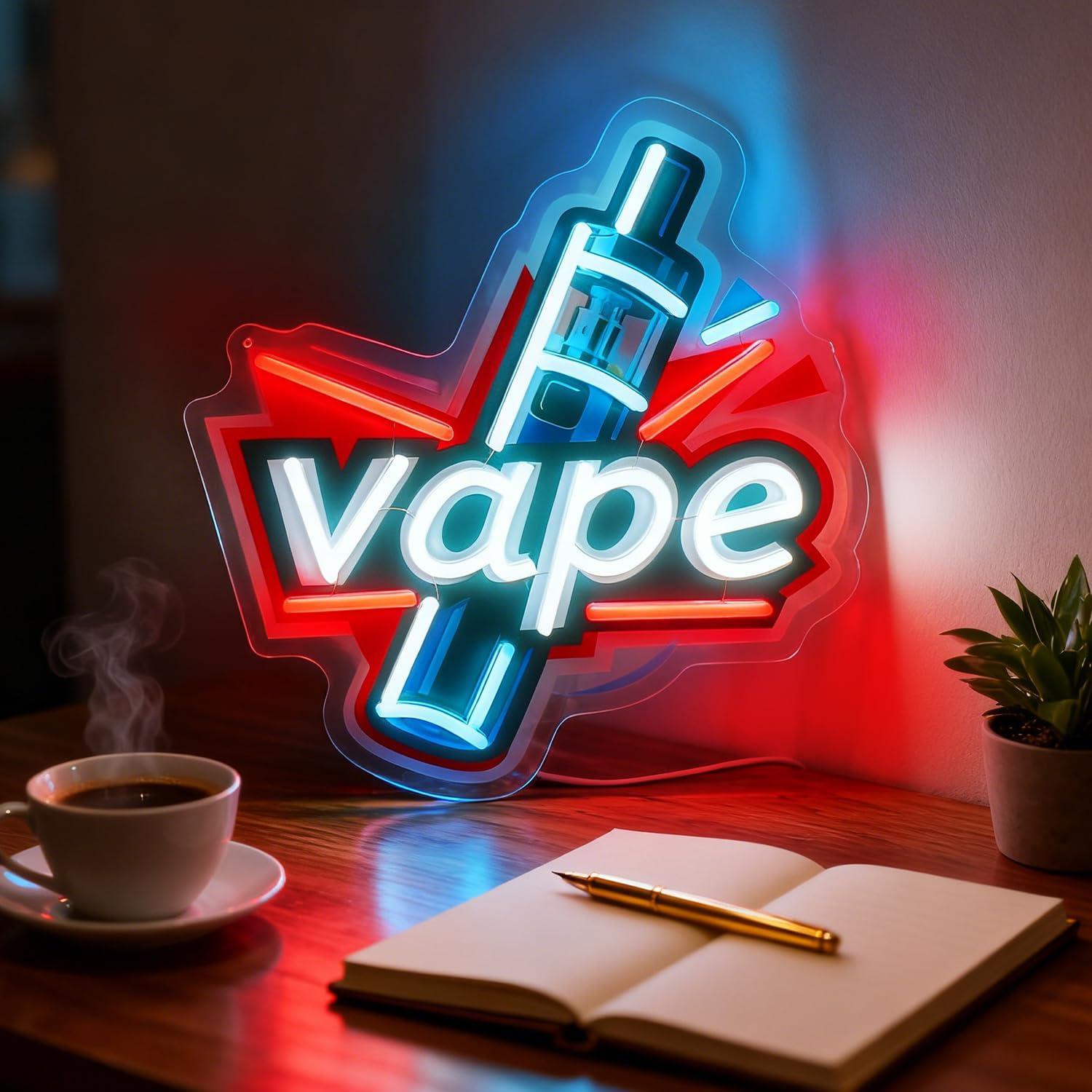 Lampu Neon LED USB Vape yang D - Vaping Store ulasan dan harga