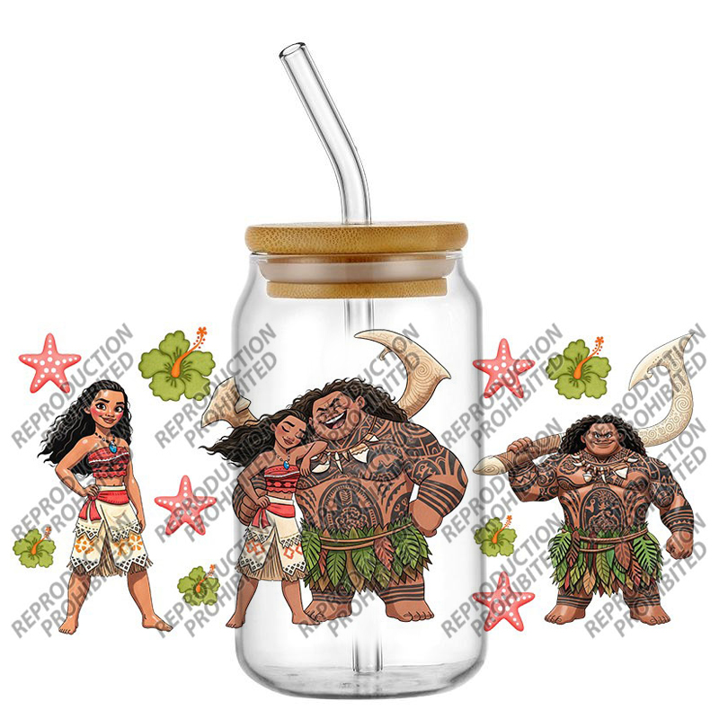 Stiker Transfer 3D UV DTF 16oz - Rdta Tank Glass ulasan dan harga