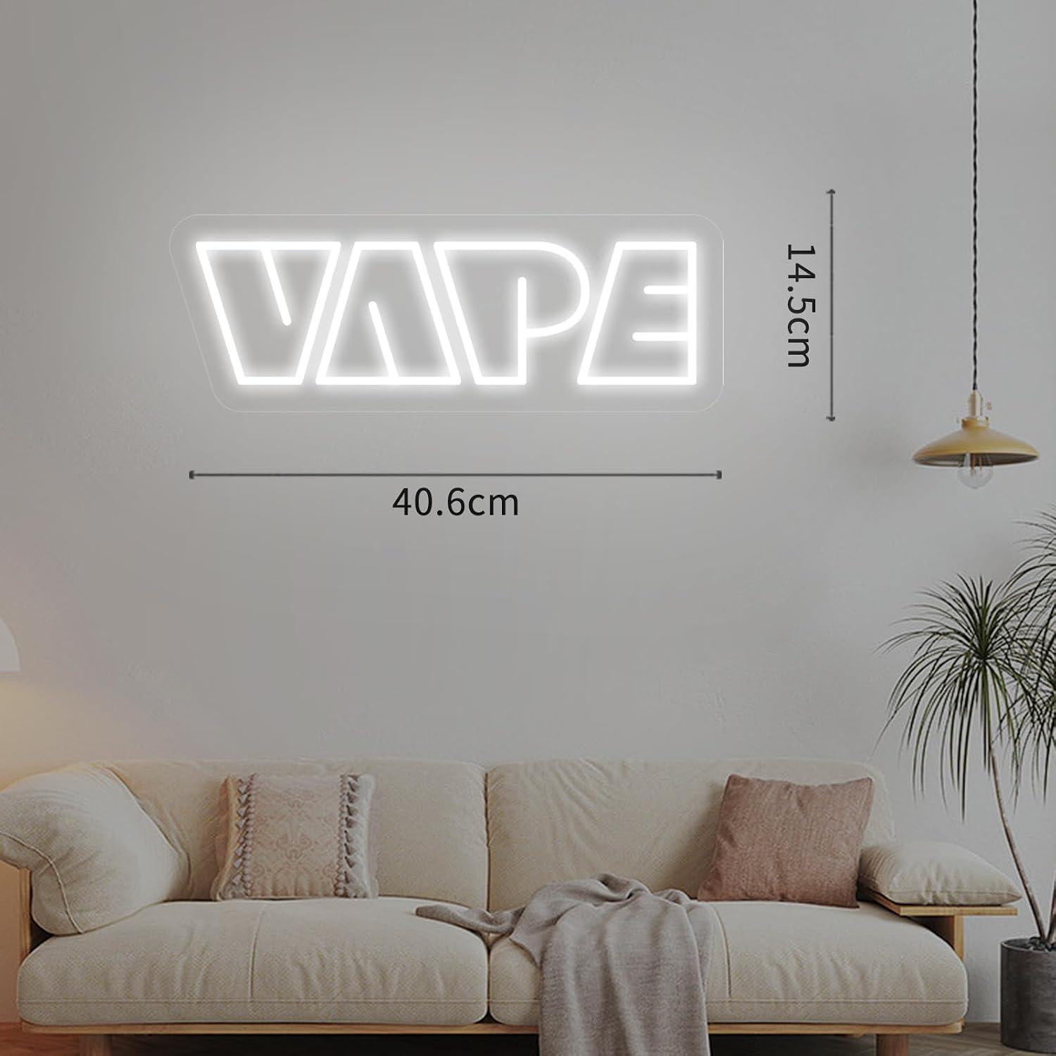 Lampu LED Neon Sign VAPE USB D - Vaping Store ulasan dan harga