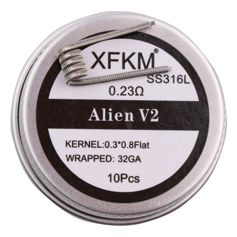 Baru kawat XFKM NI80/A1/SS316L - Clapton Wire Pre Built ulasan dan harga