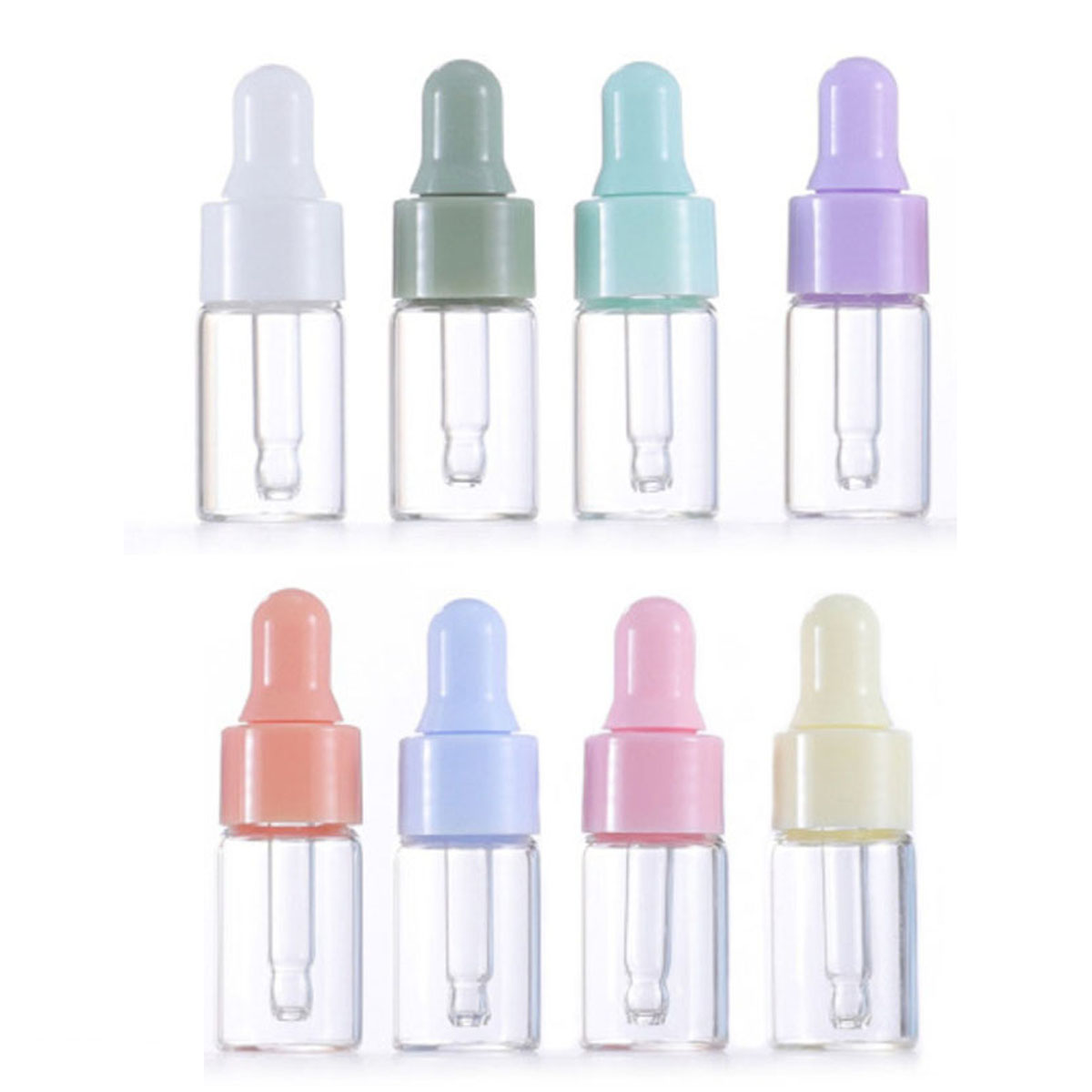8x Botol Tetes Kaca Transparan - Juice Bottle Dropper ulasan dan harga